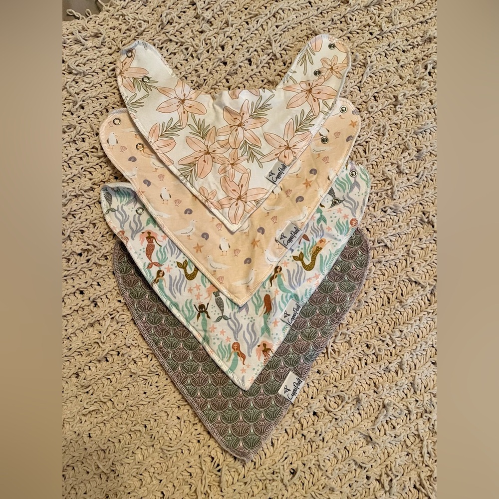 Copper Pearl Bibs (Set of 4)